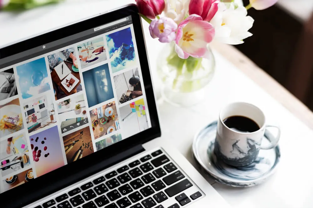 Graphic design portfolio website